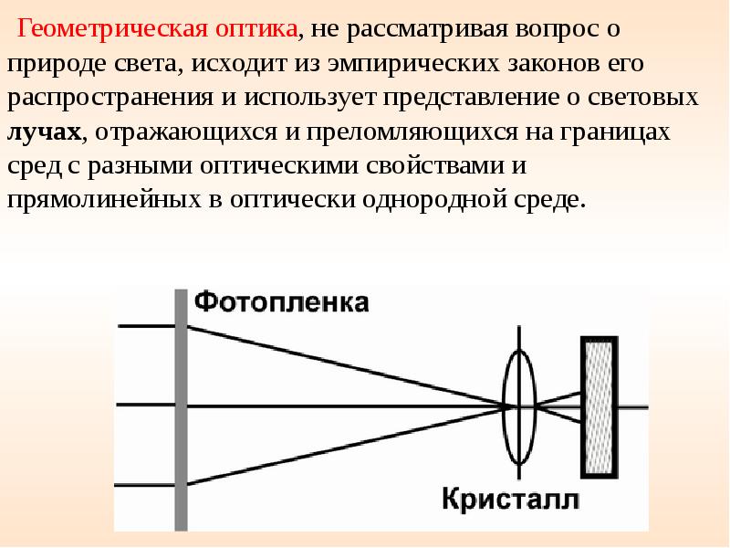 Контрольная геометрическая оптика