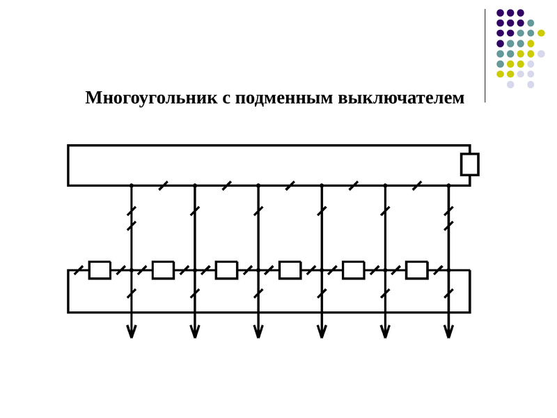 Схема многоугольника подстанция