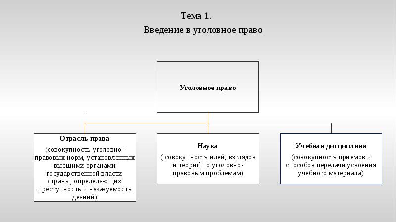 Уголовное право лекция презентация