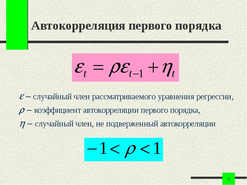 Коэффициент автокорреляции характеризует