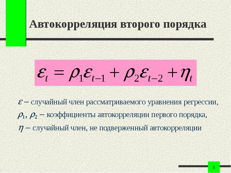 Коэффициент автокорреляции характеризует