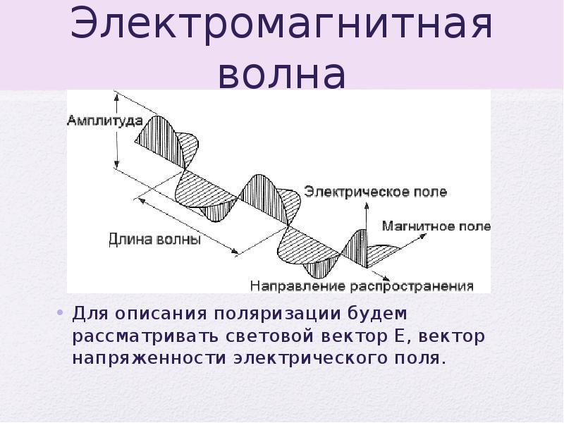 Поперечность электромагнитных волн презентация