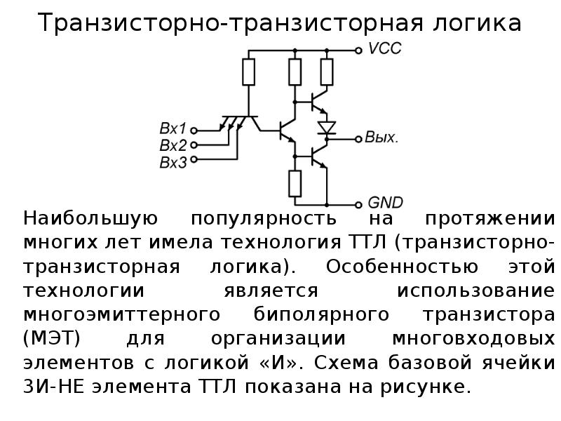 Базовый элемент цифровой схемы называется