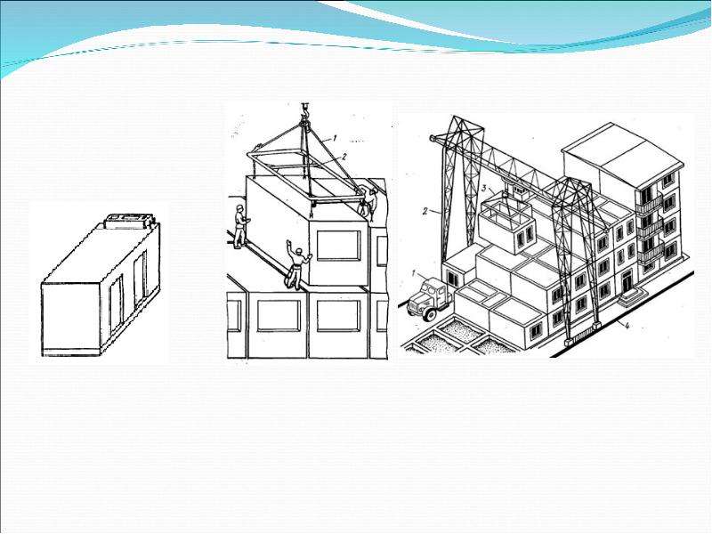 Монтаж зданий из объемных элементов, слайд 9