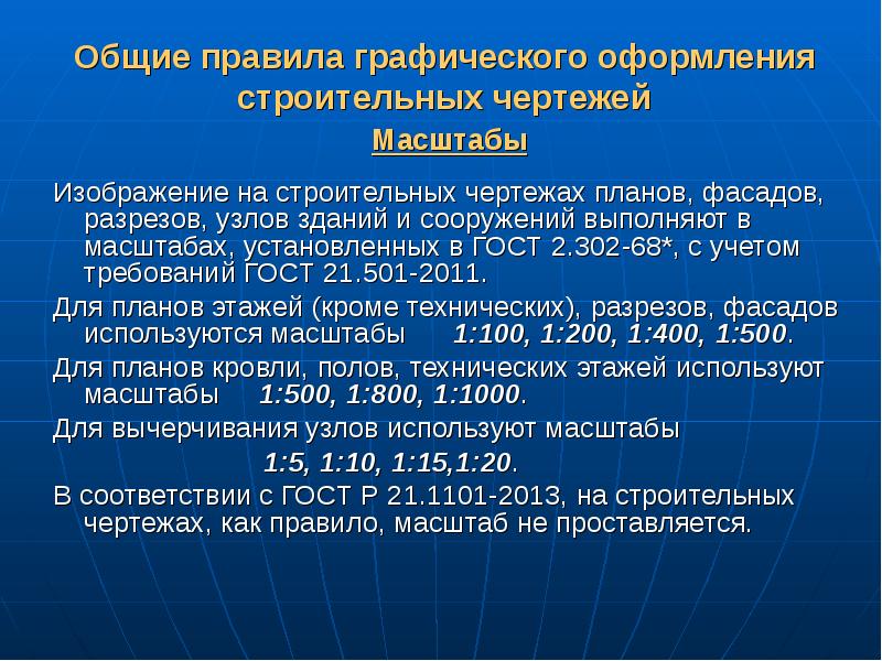 В соответствии с правилами какого госта используются масштабы изображений детали и их обозначение на