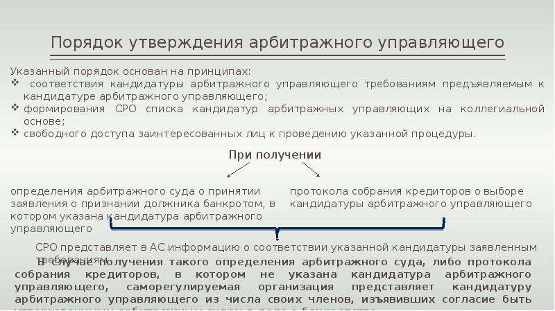 Утверждение кандидатуры. Утверждение арбитражного управляющего. Порядок утверждения арбитражного управляющего. Схема назначения арбитражного управляющего. Порядок получения статуса арбитражного управляющего.