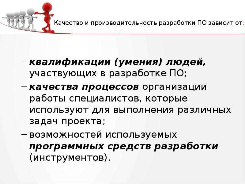 Квалификация способностей. Квалификационные навыки. Технология разработки по.