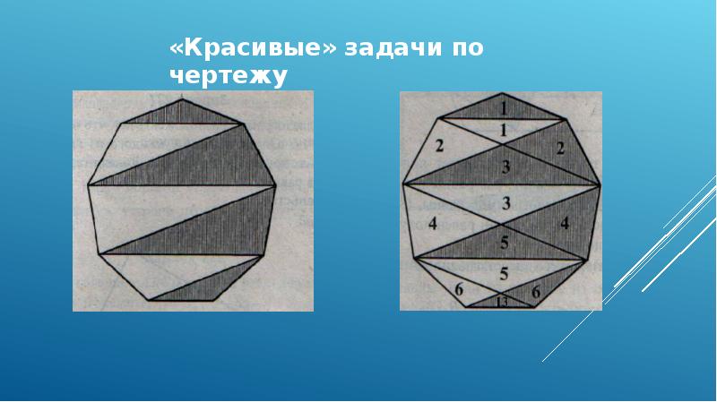 Красивые задачи в математике презентация