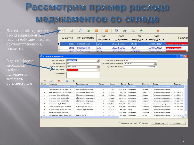 Данное аптека. Расход медикаментов. Презентация БД аптека. База данных аптеки пример. Расход медикаментов аптека.