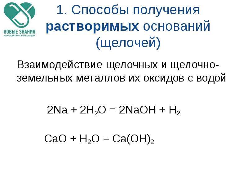 Co2 реакция с щелочью. Способы получения растворимых оснований. Взаимодействие щелочей с оксидами металлов. Взаимодействие щелочи с водой. Взаимодействие растворимых оснований.