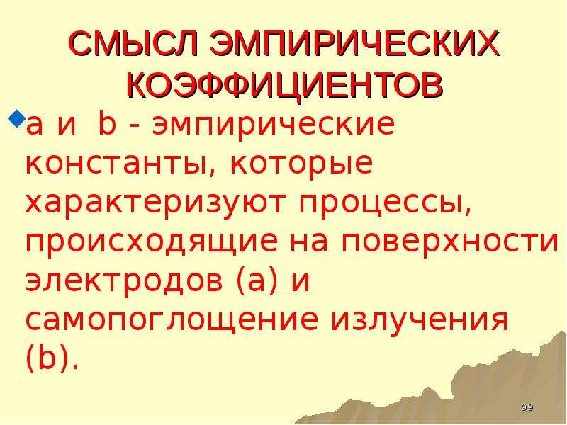 Самопоглощение. Эмпиризм смысл. Учет самопоглощения источника излучения.