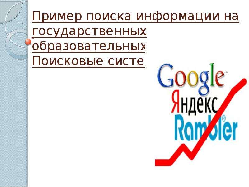 Комбинации условия поиска презентация