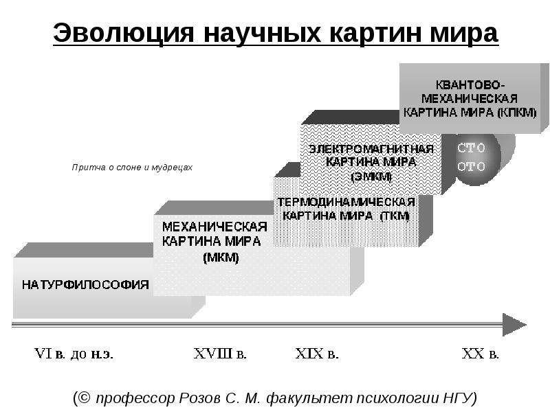 На каком уровне происходит создание научной картины мира