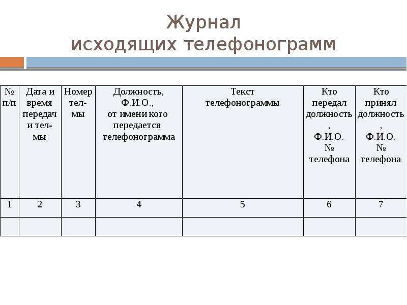 Журнал ду 47 образец