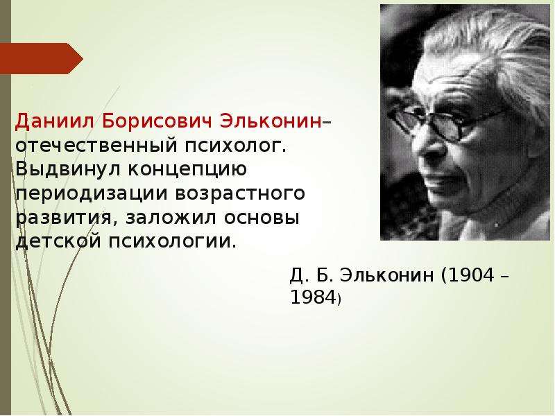 Эльконин психология. История психологии Шутова.