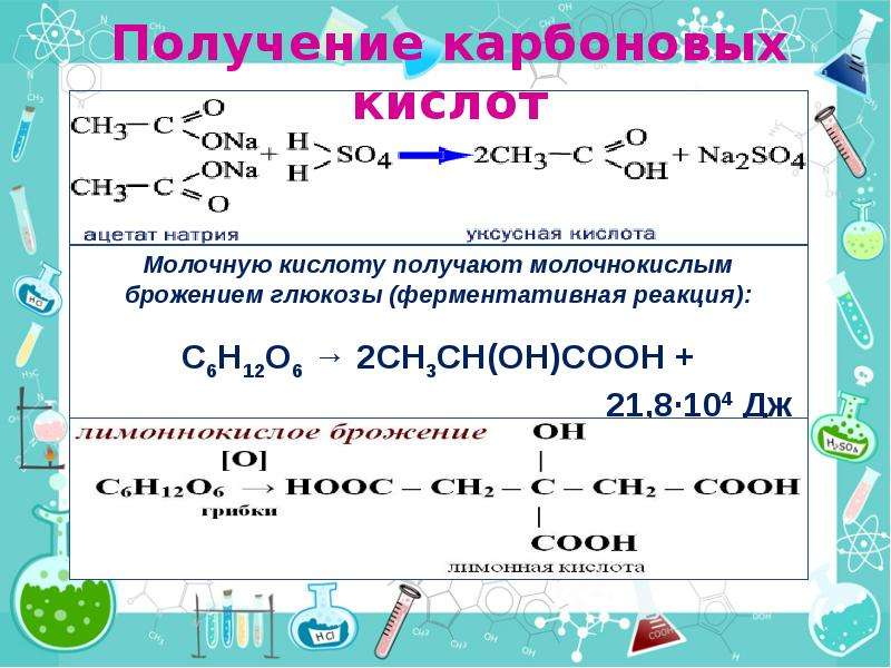 Химические свойства на примере уксусной кислоты. Способы получения карбоновых кислот. Способы получения карбоновых кислот 10 класс реакции. Основные способы получения карбоновых кислот. Получение карбоновых кислот из алканов.