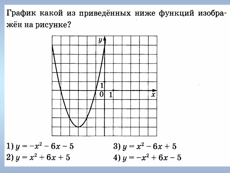 На рисунке изображены парабола и три прямые укажите систему уравнений которая имеет 2 решения