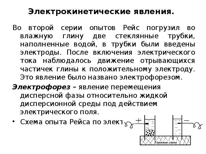 Схема опыта рейса