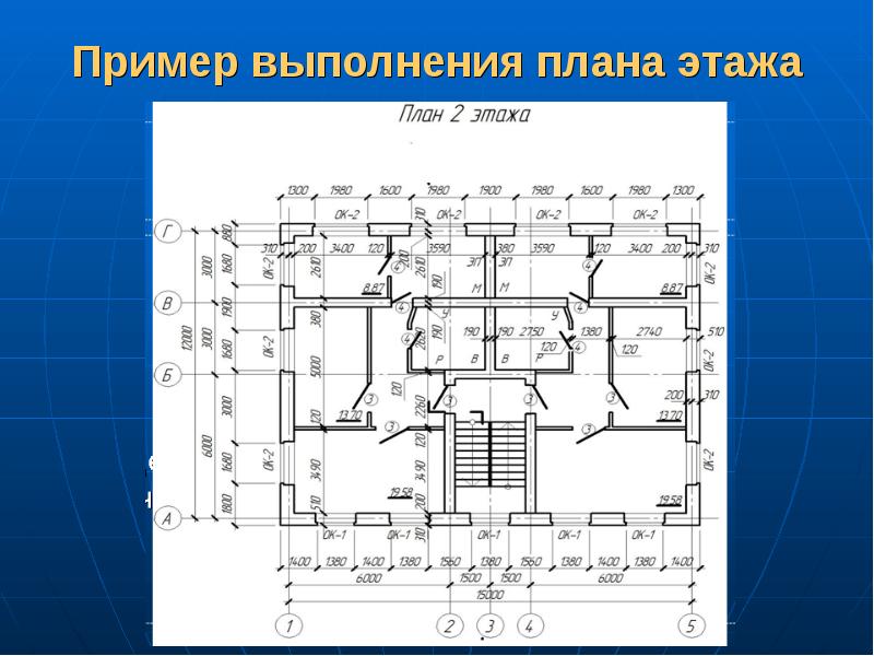 Образование плана здания