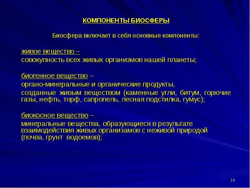 Живое вещество планеты это совокупность всех. Компоненты биосферы включают:. Почва как компонент биосферы. Функции почвы как компонента биосферы. Основные компоненты живого.