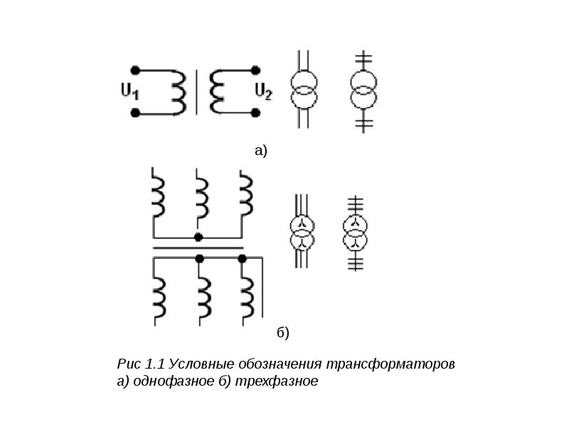 Обозначение тт на схеме