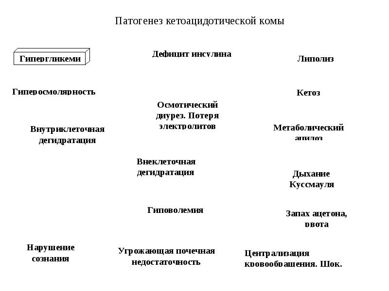 Комы при сахарном диабете презентация