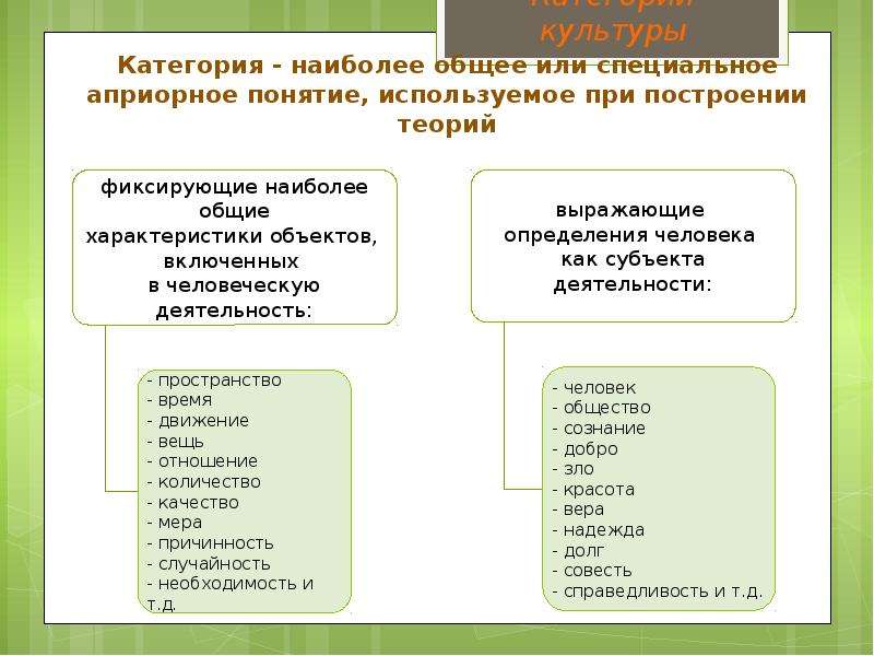 2 основные теории культуры