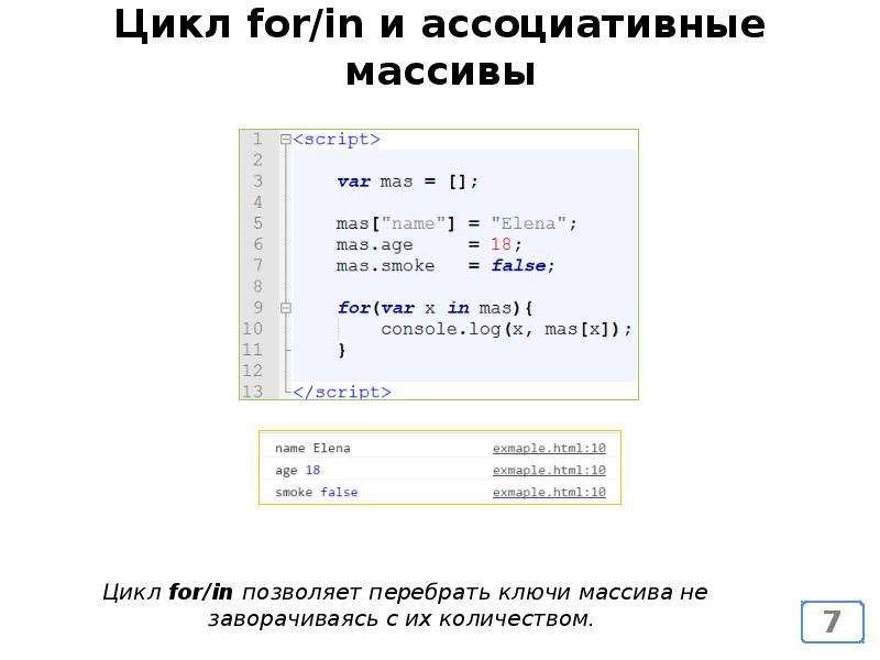 Массив в json схеме