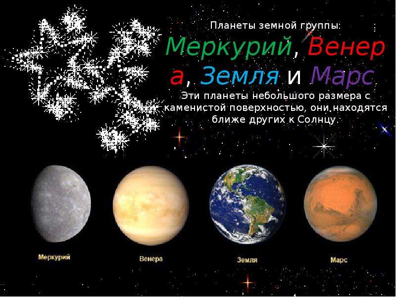 3 планеты земной группы. Планеты земной группы солнечной системы. Планеты земной группы (земля , Меркурий, Марс). Меркурий самая маленькая Планета земной группы.