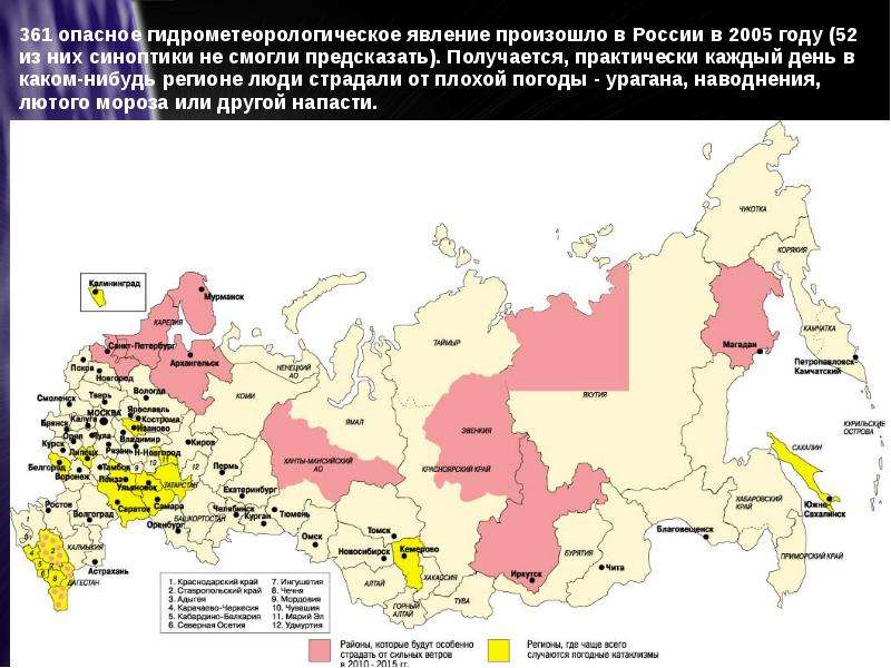 Какие регионы россии затапливает