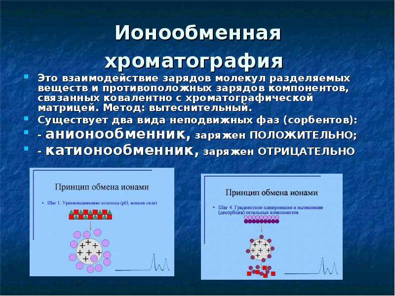 Деление молекул. Ионообменная хроматография. Метод ионообменной хроматографии основан на. Ионообменная хроматография неподвижная фаза. Метод ионной хроматографии.