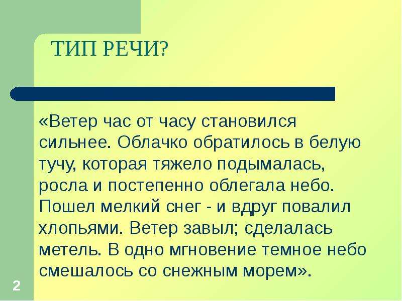 Облачко обратилось в белую тучу которая тяжело подымалась росла и постепенно облегала все небо схема