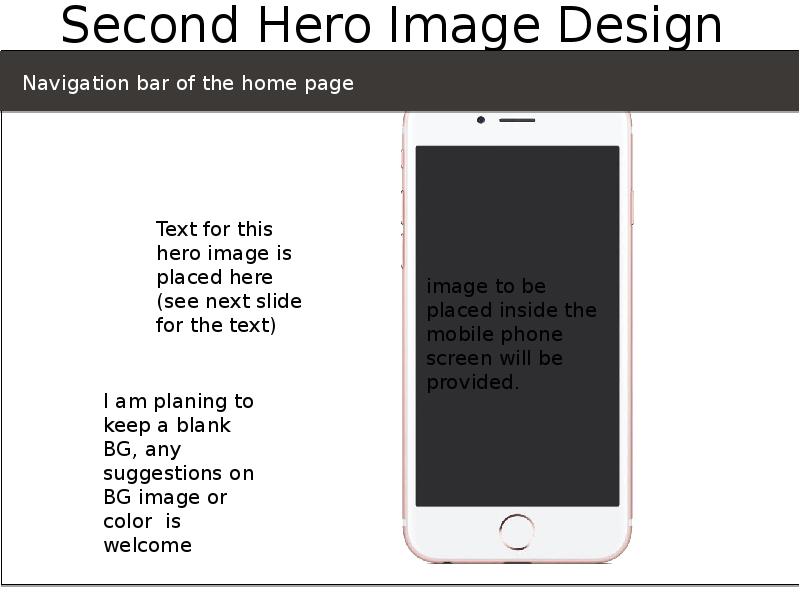 Second Hero Image Design