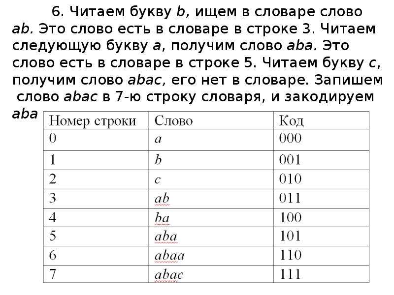 Словарные коды. Коды класса 17.