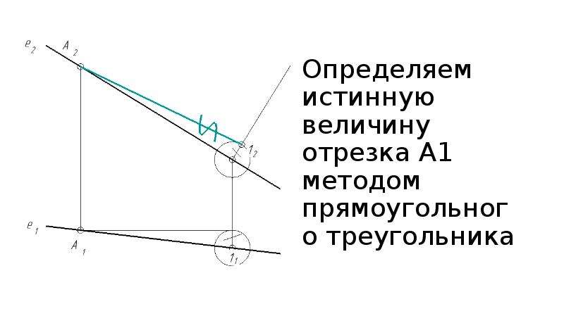 Истинная длина отрезка