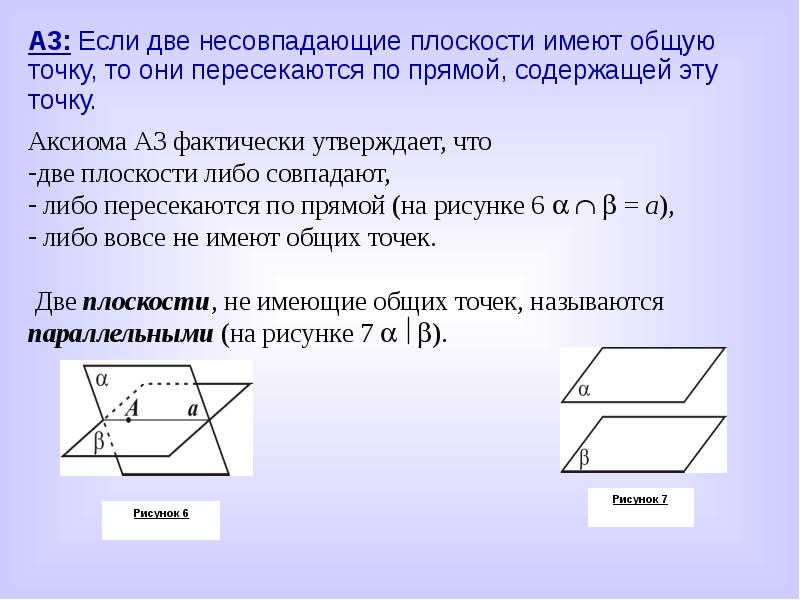 Аксиома номер 3 чертеж