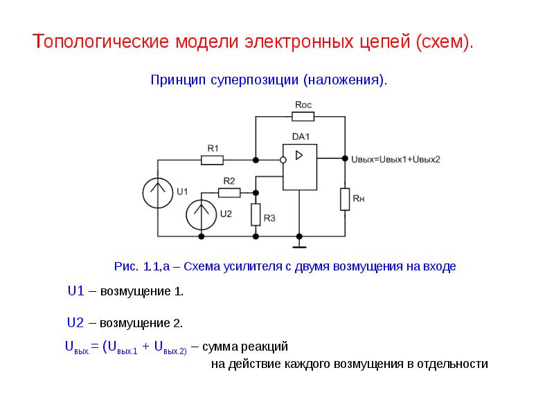 Электронная схема. Топологические параметры электрических цепей. Схема электронной цепи. Модели элементов электронных цепей. Примеры электронных схем.