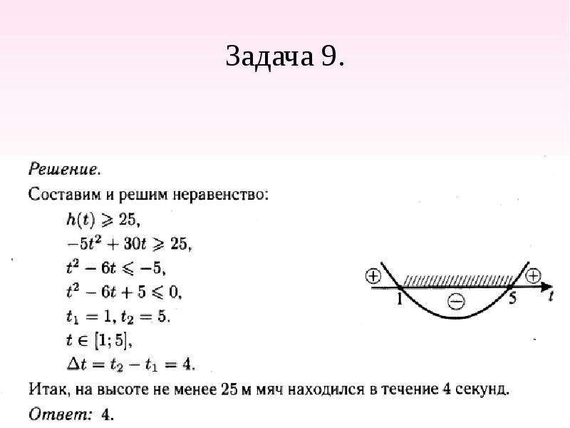 Применение математических методов для решения содержательных задач презентация