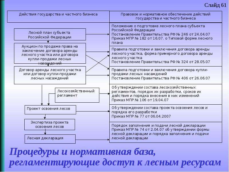 Порядок подачи проекта освоения лесов на государственную экспертизу