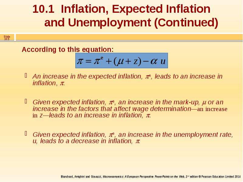 Natural rate of unemployment Formula. Phillips curve equation. Inflationary expectations Formula. The link between inflation and unemployment. Phillips curve.. Natural rate