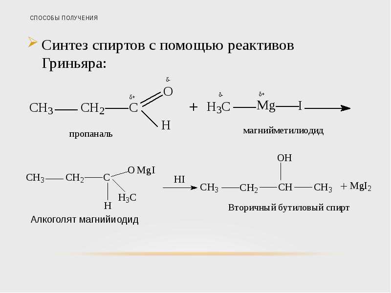 Синтез получение. Реактив Гриньяра плюс углекислый ГАЗ. Синтез Гриньяра получение спиртов. Синтез спиртов реактивом Гриньяра. Реактив Гриньяра co2.