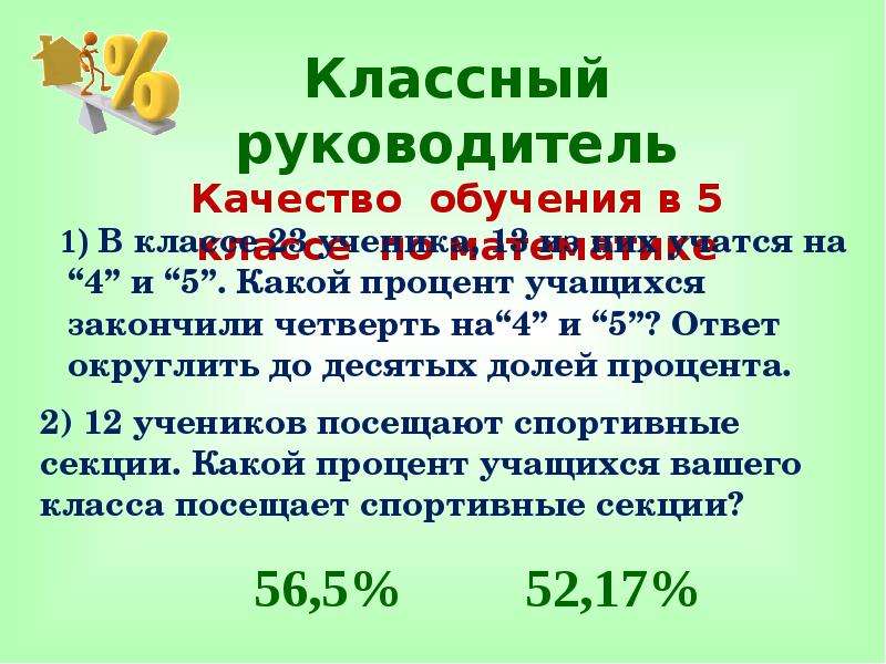 Проценты 5 класс картинки