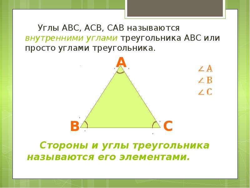 Треугольник 1 класс