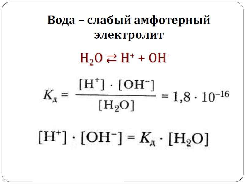 Уравнение диссоциации электролитов. Диссоциация амфотерных электролитов. Теплота диссоциации. Уравнение диссоциации соды. Уравнение диссоциации аквакомплексов.