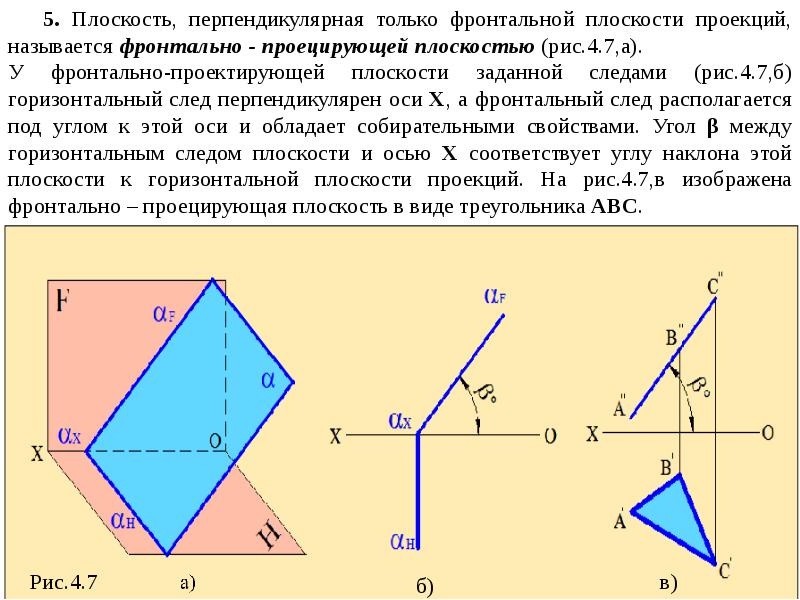 Главная плоскость