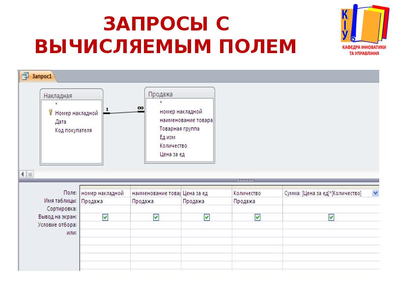 Разработка запросов