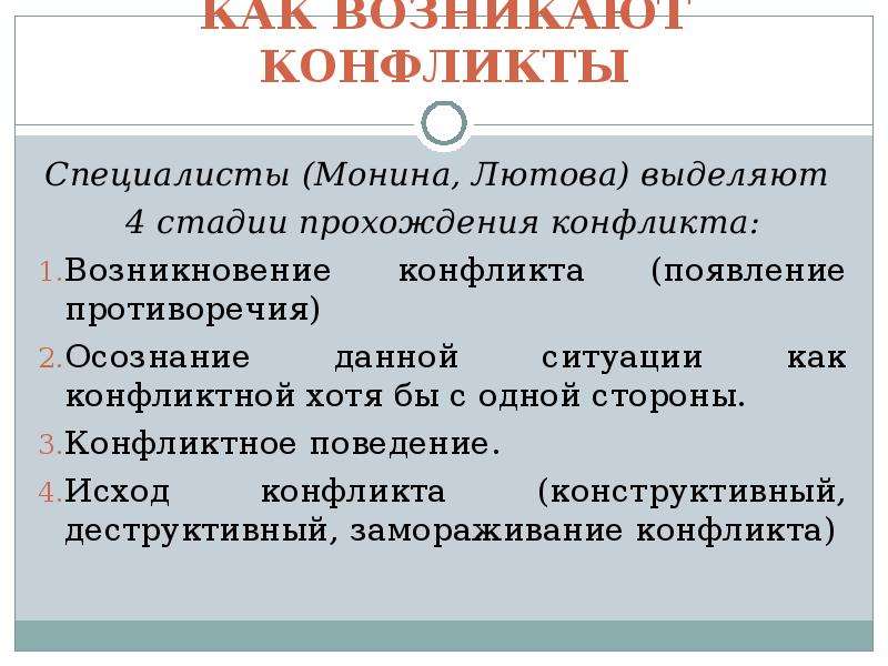 Осознание конфликта это. Стадии прохождения конфликта. Исход конфликта. Возникновение конфликта. Возникновение конфликтной ситуации.