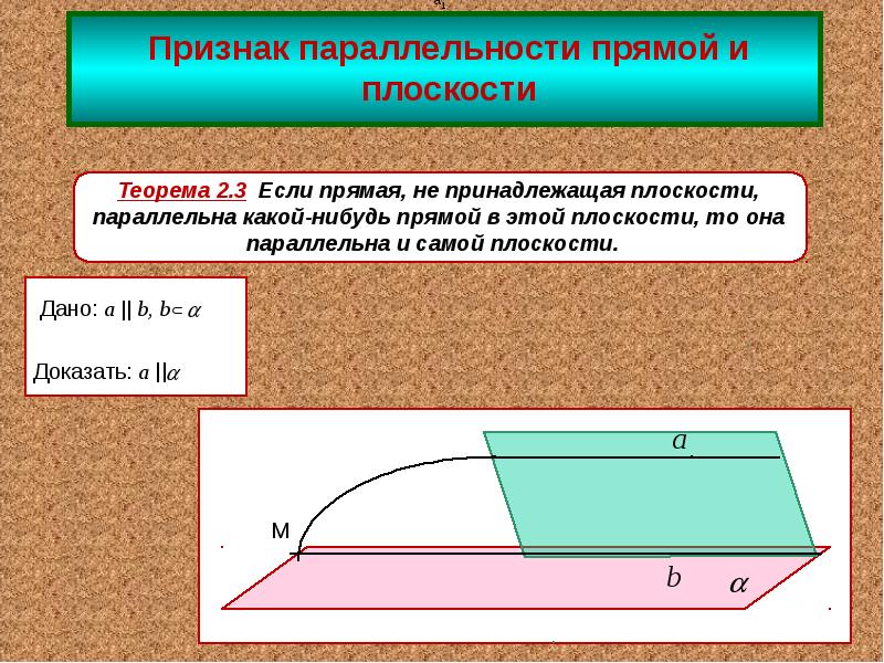 Тест параллельность прямых