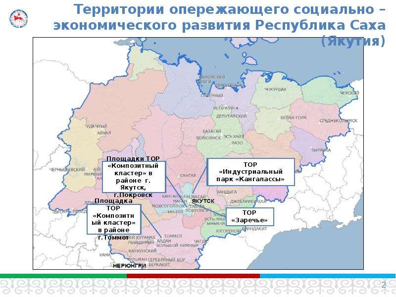 Создание территориальных