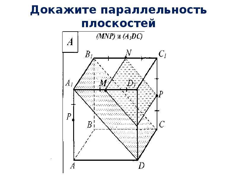 Задачи на параллельность плоскостей 10 класс на готовых чертежах